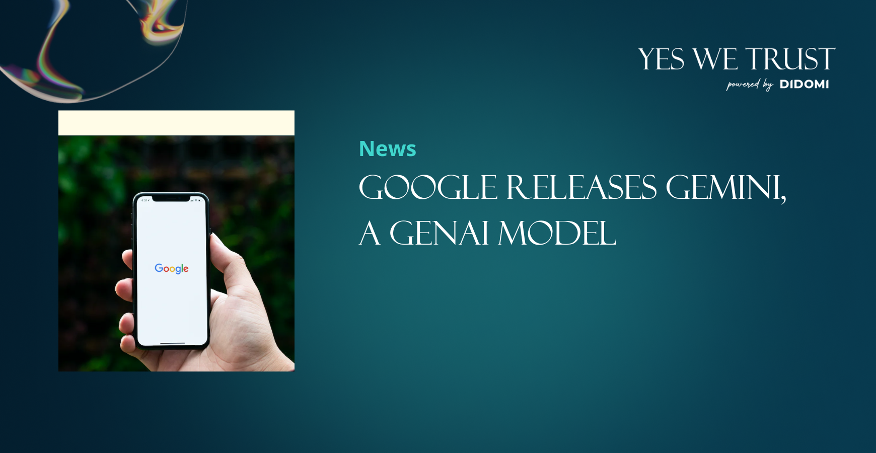 Google releases Gemini, a GenAI model
