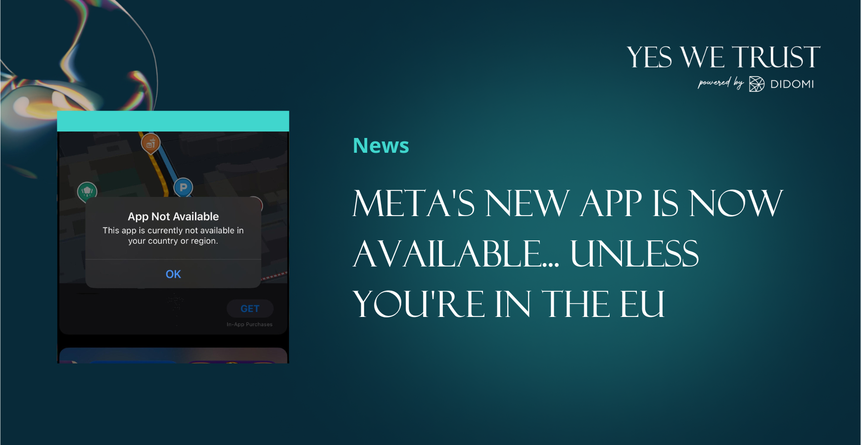 Threads, Meta's new app, is live... unless you're in the EU