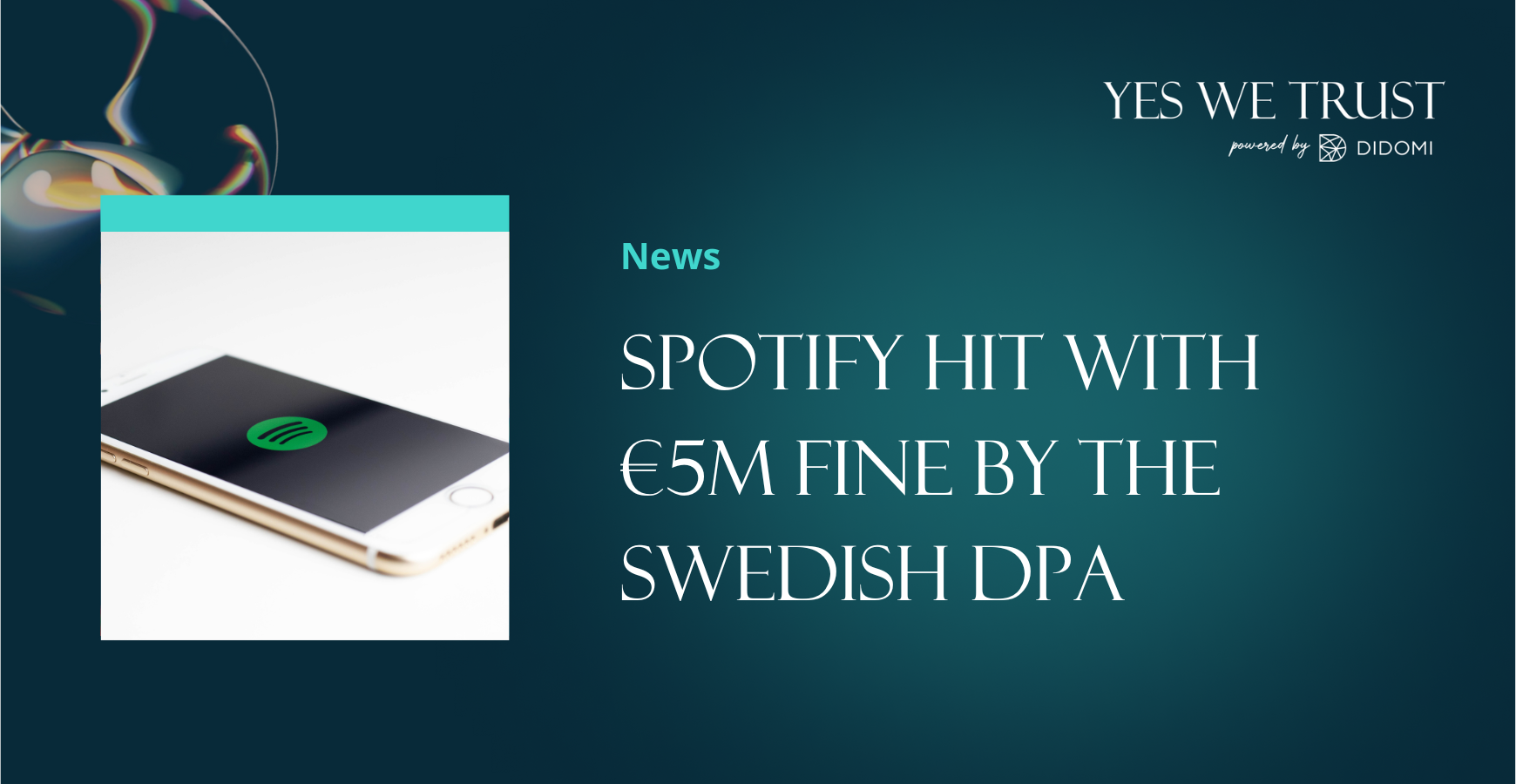 Spotify hit with 5M fine in Sweden for GDPR violation 